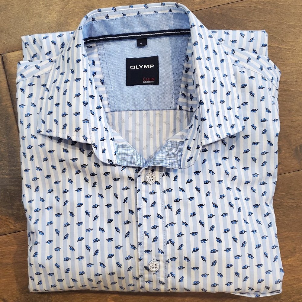 MEN'S OLYMP SHORT SLEEVE SHIRT SIZE SMALL